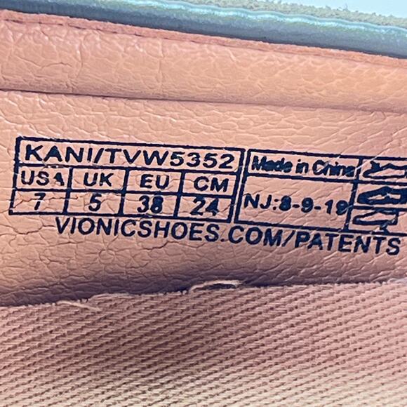 Vionic Kani Olive Green Casual Slip On Sneakers Shoes TVW5352 Women's Size 7 - Picture 9 of 10